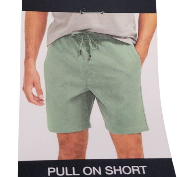 Gap Mens Granite Green Drawstring Shorts XXL 98% Cotton 2% Spandex Casual Elasti - Picture 13 of 16